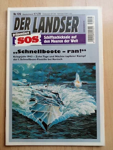 Romanheft " Der Landser / SOS " Heft Nr. 126 Schnellboote - ran!, siehe Fotos - Bild 1 von 4