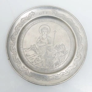 Wrigglework Pewter Plate FL 1798, Excellent condition, Rare - Picture 1 of 12