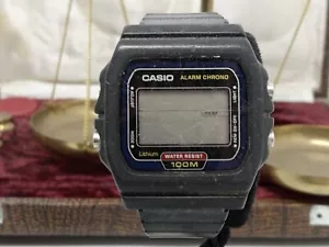Reloj Digital Vintage Años 80 Casio W-720 100m LCD Corea Modelo #549 Nuevo Pulsera - Imagen 1 de 16