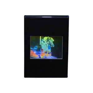 3D Carosel Horse True Colour Hologram Picture DESK STAND, Embossed Type Film - Picture 1 of 7