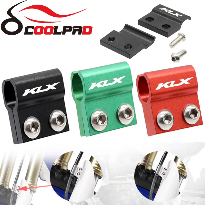 Держатель зажима вилки переднего тормозного шланга для KAWASAKI KLX 140/L/G KLX150L KLX450R - Изображение 1 из 4