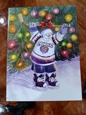 Manchester Monarchs Holiday Card  Autographed LA Kings AHL Franchise 2005
