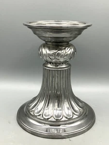 Candelabro de pilar de metal Lenox Butler's Pantry Hollowware de 7,5" - Imagen 1 de 9