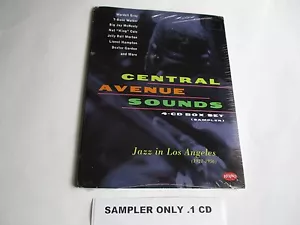 CENTRAL AVENUE SOUNDS CD SAMPLER FROM THE JAZZ IN LOS ANGELES1921-56 BOX 14TRACK - Picture 1 of 2