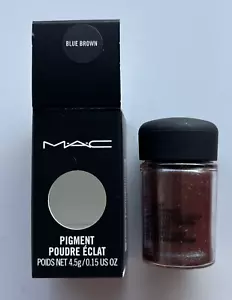 MAC Pigment BLUE BROWN Color Powder 0.15 oz / 4.5 g New in Box - Picture 1 of 3