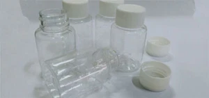10X New 30ML Clear plastic seal vials medicine container bottle with scale line - Picture 1 of 4