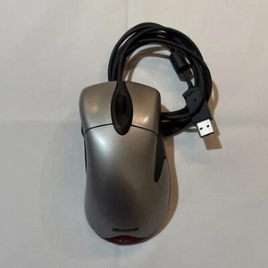Microsoft IntelliMouse Explorer 3.0 USB -PS/2 Compatible Mouse WORKS silver grey - Picture 1 of 7