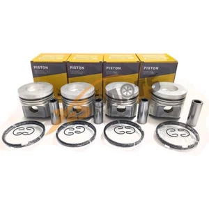 New 4 Sets For Kubota Engine V2203 Piston Set with Rings - Picture 1 of 14