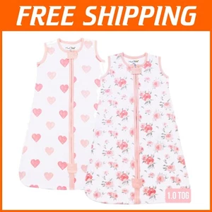 Cozy Baby Sleeping Bag for Newborns - Breathable Organic Cotton, 6-12 Months - Picture 1 of 11