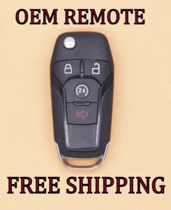 OEM 15-24 FORD F150 F250 F350 FLIP KEY KEYLESS REMOTE FOB N5F-A08TDA 164-R8134 - Picture 1 of 4