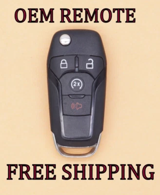 OEM 15-24 FORD F150 F250 F350 FLIP KEY KEYLESS REMOTE FOB N5F-A08TDA 164-R8134 - Image 1 of 4