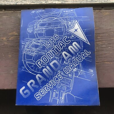 1986 Pontiac Grand AM Shop Service Repair Manual Engine Drivetrain Electrical - Image 1 of 4