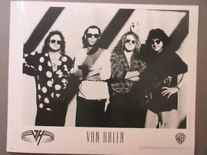 Van Halen schwarz & weiß 8X10 matte Oberfläche Promo Foto 1991! - Bild 1 von 1