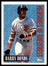 1994 Topps Barry Bonds Baseball Cards #605