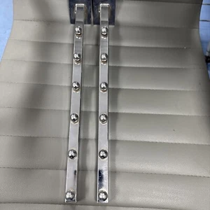 Nur Aufhänger Chrom Lamellenwand 6 Kugeln Wasserfall 2 Stück - Bild 1 von 2