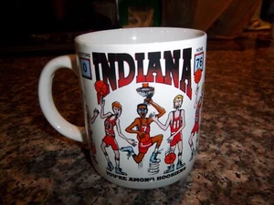 Indiana Hoosiers Funny Men's Basketball Coffee Mug You're Among Hoosiers - Picture 1 of 5