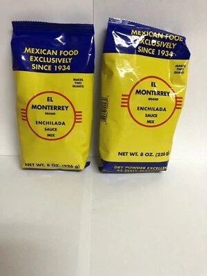 🌶Dos Salsas Enchiladas El Monterrey de Nuevo México🌶Auténticas🌶Suave🌶Hechas en EE. UU.🌶 Foto 1 de 4