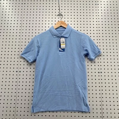 NEW Nautica Polo Shirt Youth Medium Size 10-12 Sky Blue NWT 15.5x24.5 Preppy - Image 1 of 4