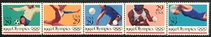 1992 Scott# 2637-2641 - Strip of 5 - SUMMER OLYMPICS - Mint NH - Picture 1 of 1