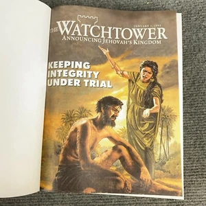 The Watchtower 1995 Bound Hardcover Announcing Jehovahs Kingdom Vintage Magazine - Bild 1 von 10
