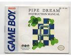 Pipe Dream Original Game Boy HANDBUCH NUR KEIN TRACKING authentisch
