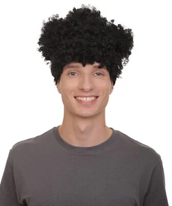 Erwachsene Herren Puerto Rican Rappe Lockige Dutt Hochsteckfrisur Perücke, HM-1510 - Bild 1 von 8