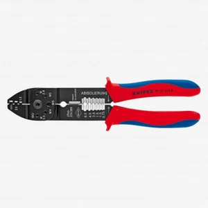Knipex Crimping Pliers - non-insulated open plug-type connectors - Plastic Grip - Bild 1 von 1