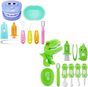 Bundle 19PCS = 9PCS Plastic Simulation Dentist Play Set (Mixed Colors) + 10PCS P - Picture 1 of 12