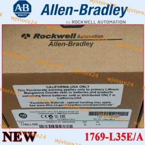 1769-L35E Allen Bradley CompactLogix 1,5 MB ENet Controller 1769 L35E Nuovo - Foto 1 di 4