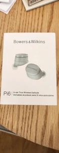 BOWERS & WILKINS PI6 IN-EAR TRUE WIRELESS EARBUDS - FOREST GREEN  (SEALED) - Picture 1 of 2