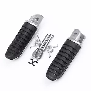 Front Footrest Foot Pegs Fit For SUZUKI GSX250R GW250 DL250 SFV650 GSX-S750 - Picture 1 of 5