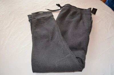 Image Men's Sweat Pants Jogger Pant Heather Charcoal Fleece Size XXL 2XL NWT - Image 1 of 4