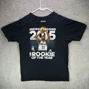 Minnesota Timberwolves Andrew Wiggins 2015 Rookie of The Year Shirt Adult Large - Picture 1 of 11