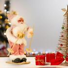 Santa Claus Skiing Figure, Xmas Santa Claus Ornaments, Holiday Centerpiece Santa