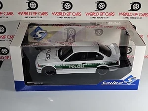 Solido 1:18 BMW E36 M3 Polizei Diecast Model Car - Picture 1 of 6