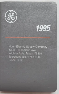 1995 General Electric GE Kalender Buch Referenz täglich Taschenplaner Nunn Co TX - Bild 1 von 11