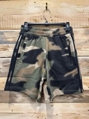 adidas Originals Men's Camo 3-Stripes Shorts - S, Wild Pine, L2(B802T) - Image 1 of 3