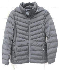 Damen Jacke 32 Grad Hitze Größe M mit Kapuze schwarz leicht durchgehender Reißverschluss - Bild 1 von 5