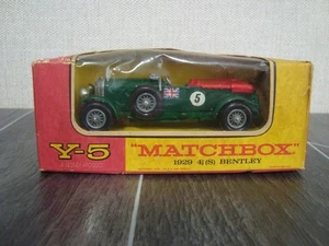 1970'S MATCHBOX MODELS OF YESTERYEAR DIECAST Y-5 1929 4 1/2 BENTLEY MINT IN BOX - Picture 1 of 9