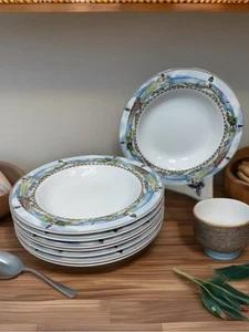 American Atelier At Home “Signals 5100” Porcelain Bowls - Set Of 8 - Picture 1 of 8