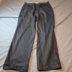 Pantalones chinos Cherokee de pierna recta para hombre 34x32 negros caquis clásicos sueltos de algodón - Imagen 1 de 20