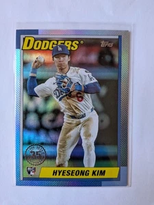 Serie Actualización Topps 2025 Béisbol 1990 Inserto U90-13 Hyeseong Kim, Los Ángeles - Imagen 1 de 3