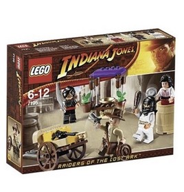 Lego Ambush in Cairo 7195 Indiana Jones 100% Complete Set Raiders of Lost Ark
