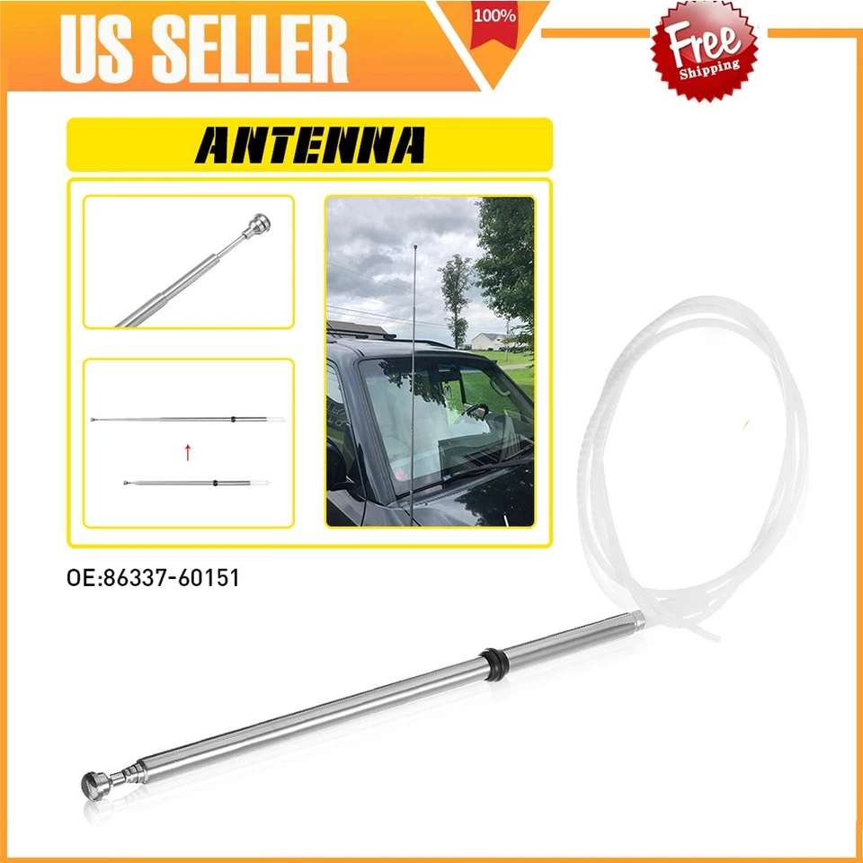 For 1998-2007 Toyota Land Cruiser Power Antenna Mast OE Replacement Cable Cord - Image 1 of 1