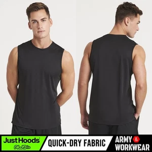 Mens Awdis Cool Smooth Sports Vest Gym Training Workout Breathable Tank Top - Picture 1 of 7