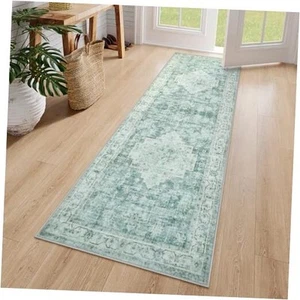Washable 2x6 Runner Rug for Bathroom, Non Slip Kitchen Mats for Floor - Picture 1 of 7