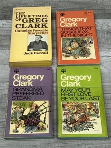 Canadian Author Humor Gregory Clark VTG 1970’s Lot Of 4 Soft Cover Books - Imagen 1 de 7
