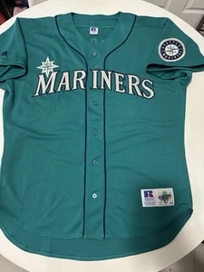 Russell Seattle Mariners Authentic Alex Rodriguez Jersey Sz 48 XL Autographed - Picture 1 of 14