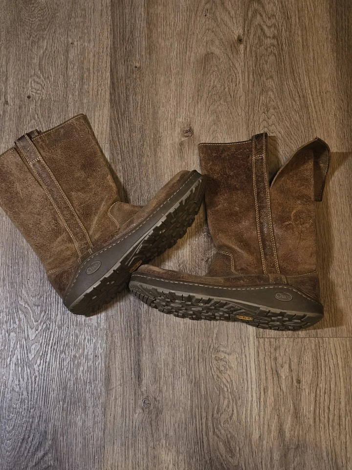 Botas Chaco Cuero Marrón Talla 10 Foto 1 de 4