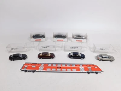 7X Wiking H0 1:87 Audi A6: 124 01 22 + 124 04 22 Ecc, Mint + 3X Box #CU965-0,5 - Immagine 1 di 3